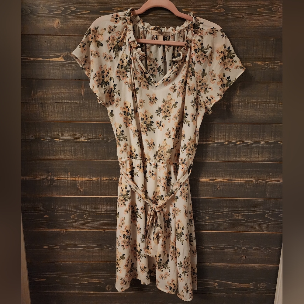 Forever 21 Floral Fit and Flare Dress